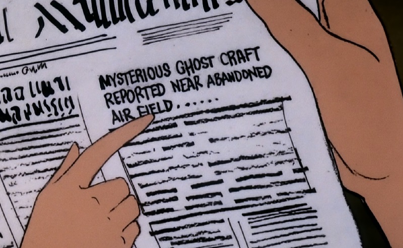 Newspaper article on ghost craft