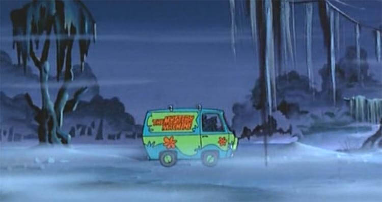 Mystery Machine in the Swamp