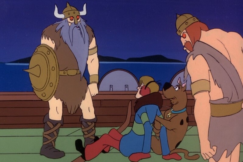 Shaggy, Scooby, Caught by Vikings