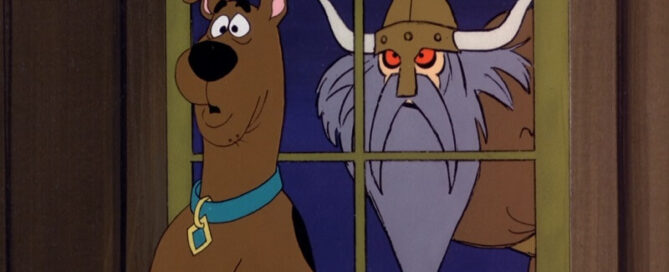 Viking watching Scooby