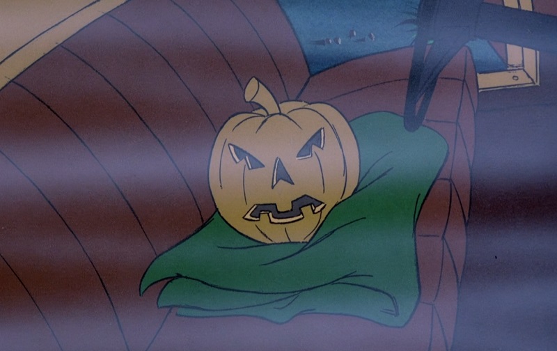 Jack O Lantern on seat