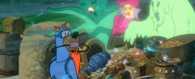 scary monsters on display