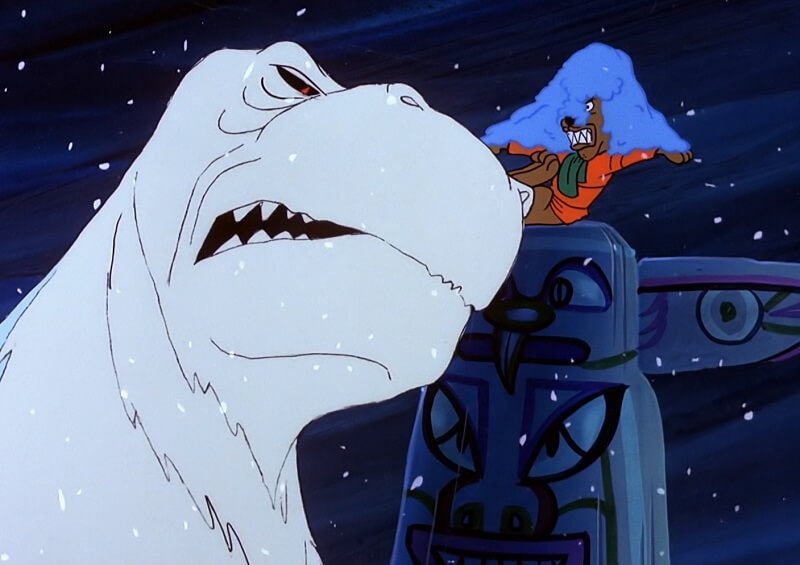 Snow Beast vs Scooby