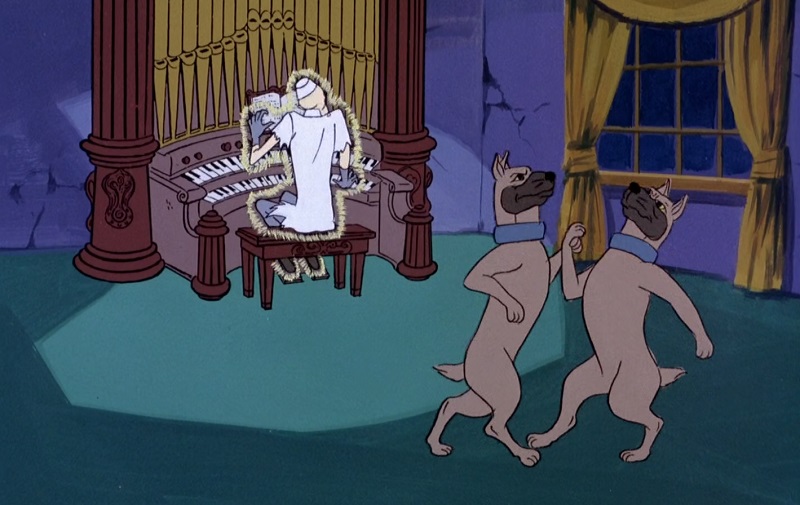 Dr. Coffin playing the Organ