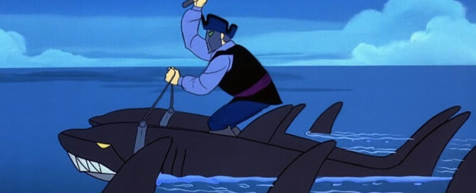 Old Iron Face on a shark