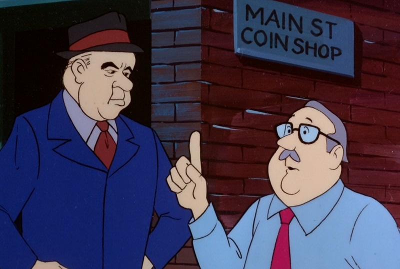 Lieutenant and Coin Shop Owner (far right)