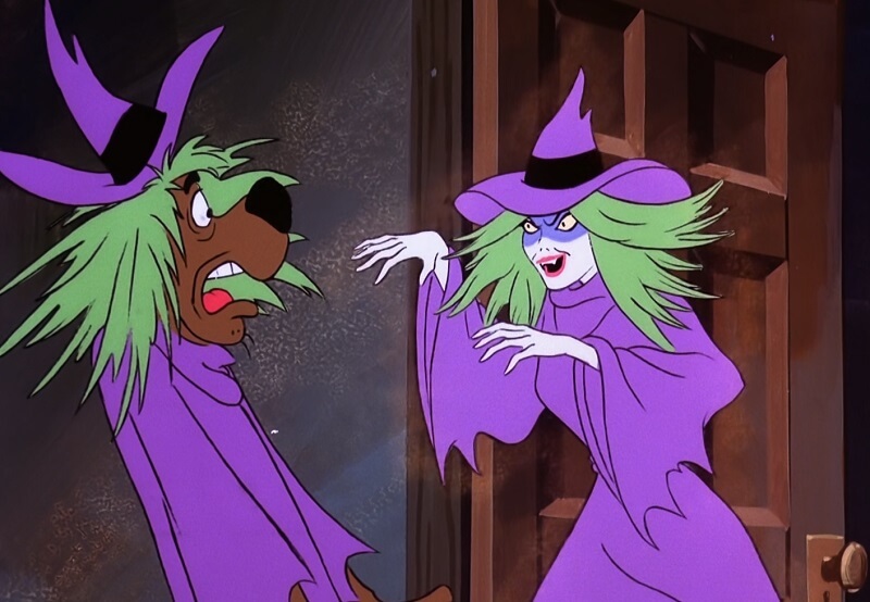 Scooby and Witch Wilcox
