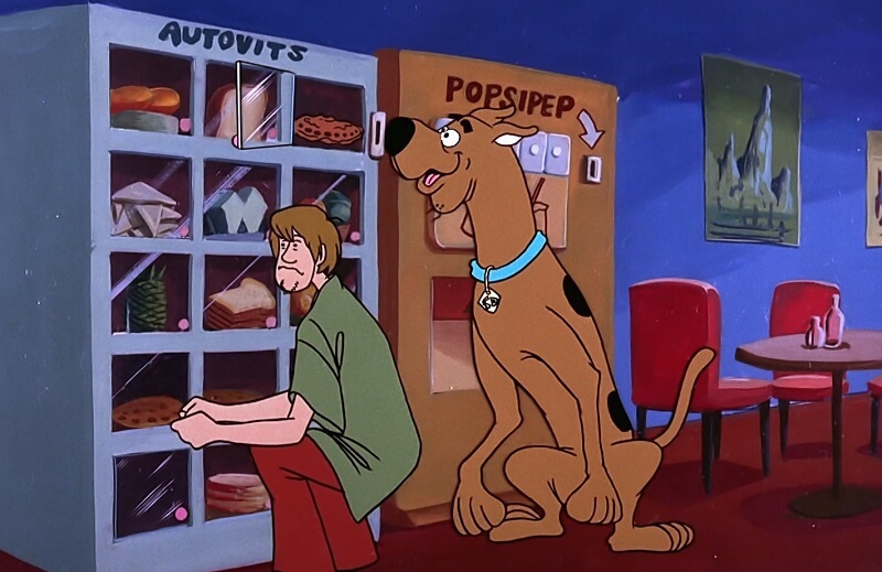 Shaggy and Scooby in the Cafeteria