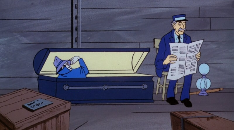 Milo Booth Emerges from the coffin