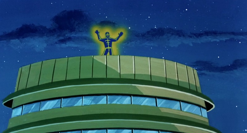 Neon Phantom cackling