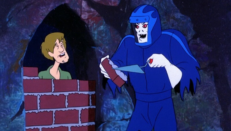 Shaggy getting Bricked Up