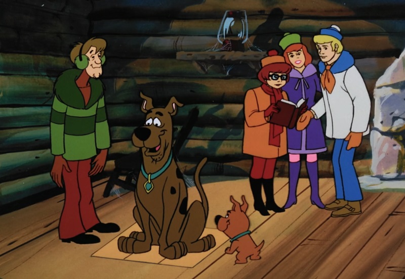 Scooby gang find a secret passage