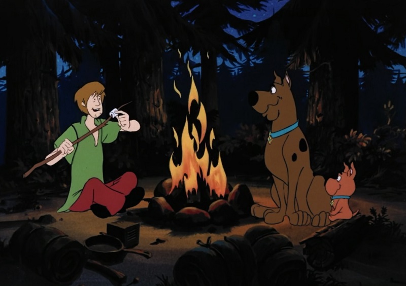 Scooby, Shaggy, Scrappy Campfire