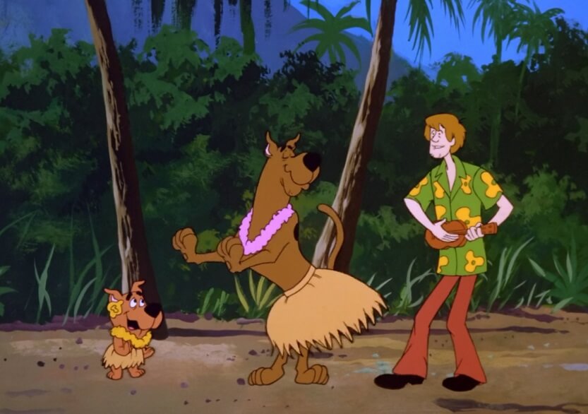 Scooby, Shaggy and Scrappy in Hawaii