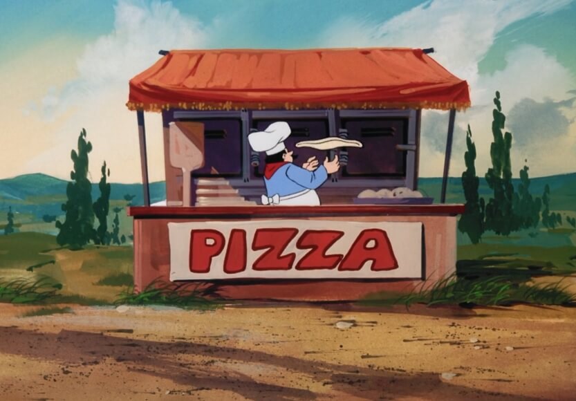 Pizza stand