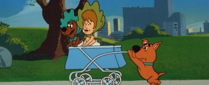 Baby Scooby and Shaggy