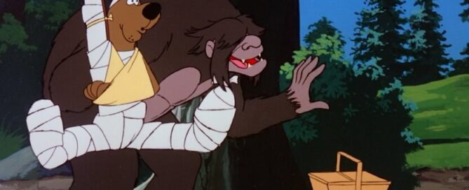 Big foot and scooby in bandages