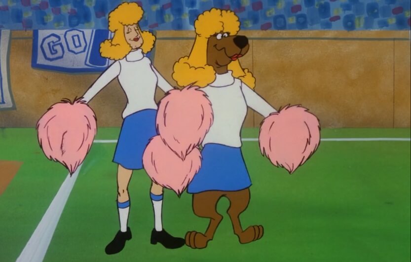 Scooby as a Cheerleader