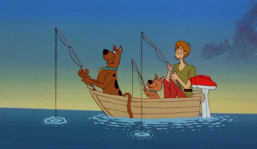 Scooby fishing