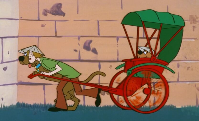 Shaggy Rickshaw Cart