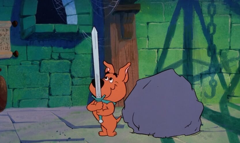 Scrappy with sword