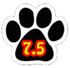 7.5 paws