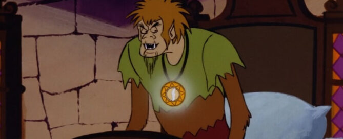 Shaggy as a werewolf