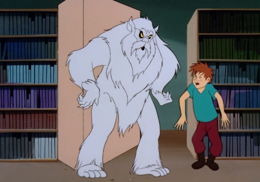 Abominable Snowman being scary