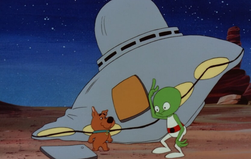 Zylon the alien with Scrappy-Doo
