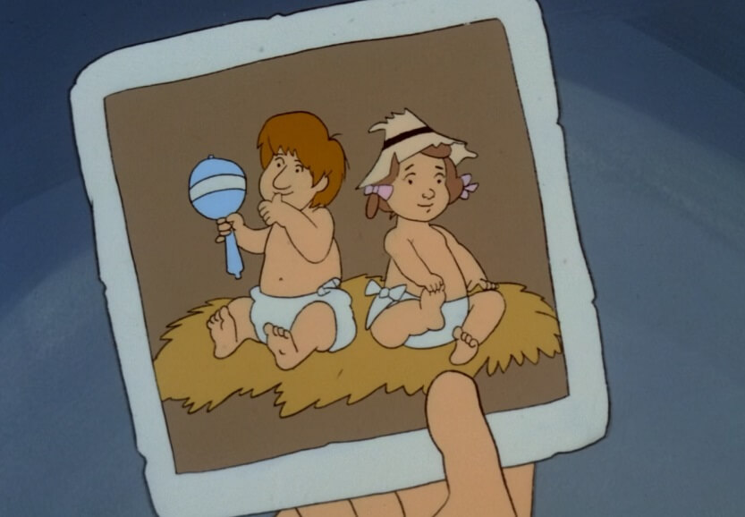 baby shaggy with Betty-Lou Shaggbilly