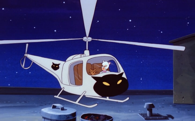Cat Lady in her Cat Copter