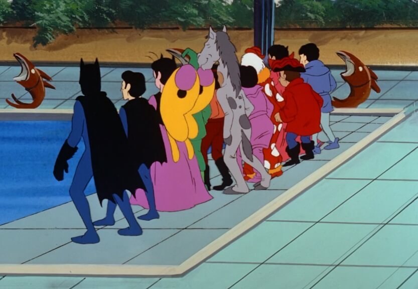 Guests fall into water