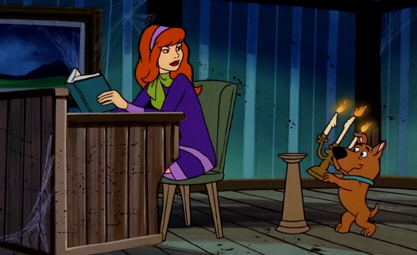 Daphne Reading her Diary