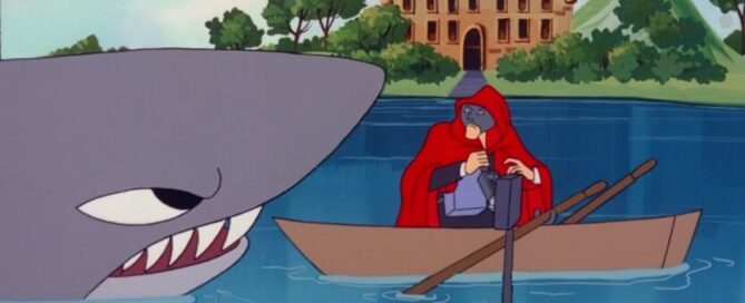 Masked Man and Shark