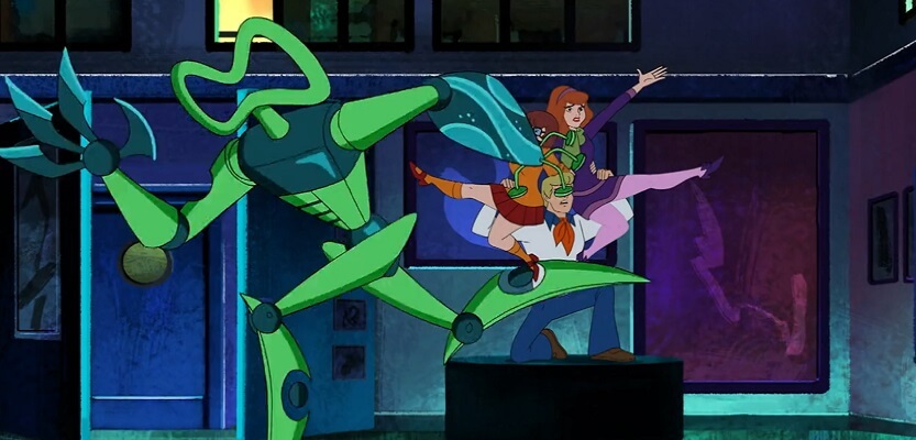 Sculpture Monster wreaking havoc