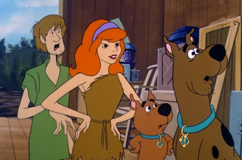 Daphne in a jungle dress