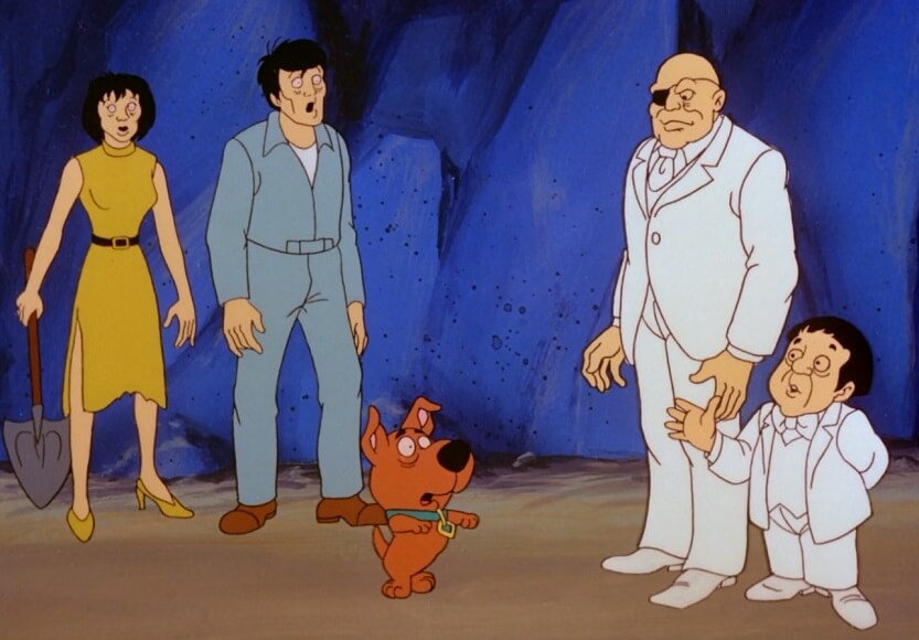 Zombified Scrappy-Doo and Barney with Amy