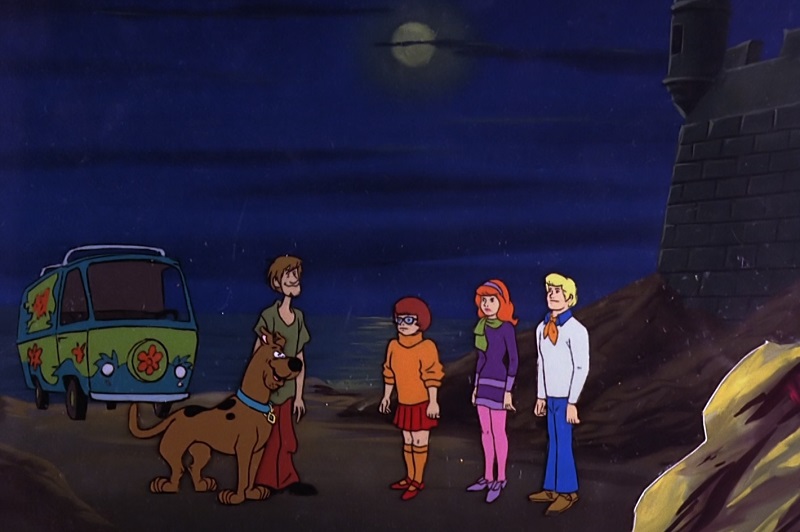 Mystery Machine on the dock