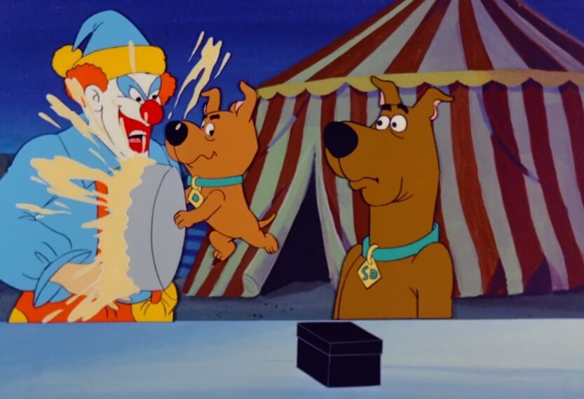 Pie Eating Contest with clown