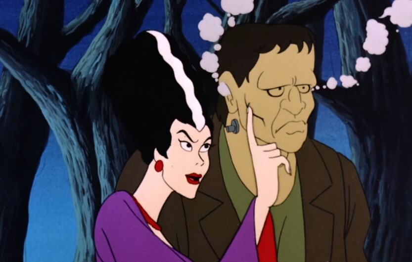 Dracula's wife and Frankenstein