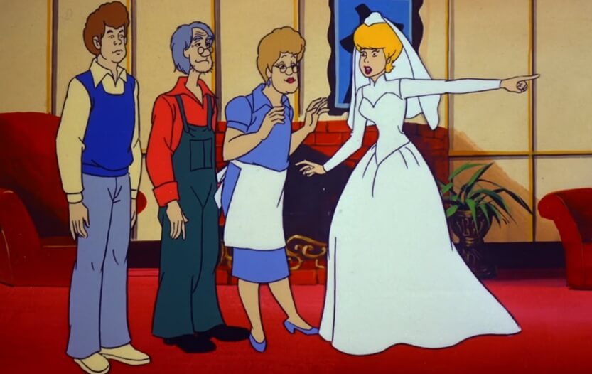 Maggie Rogers, with Mr. and Mrs. Rogers and her fiancé Wilfred