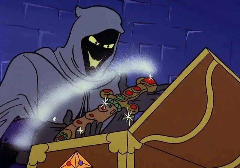 Ghostly Gondolier finds treasure