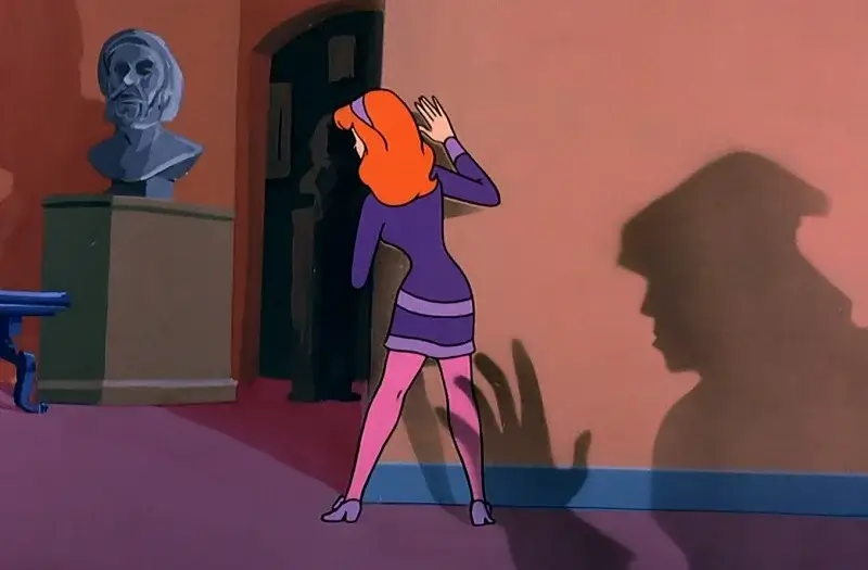 Daphne about to be kidnapped