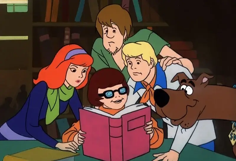 Scooby Doo Library Scene