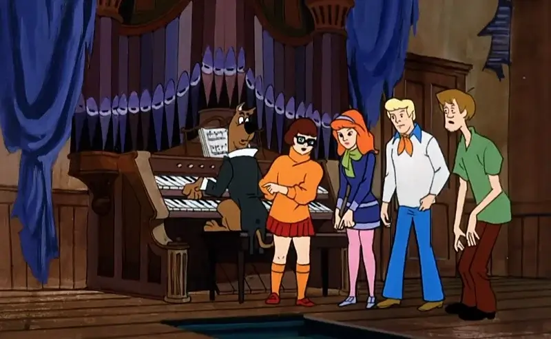 Scooby Playing the Organ