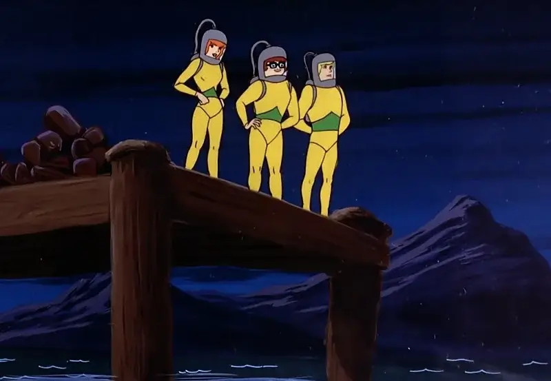 Scooby gang in Scuba Gear