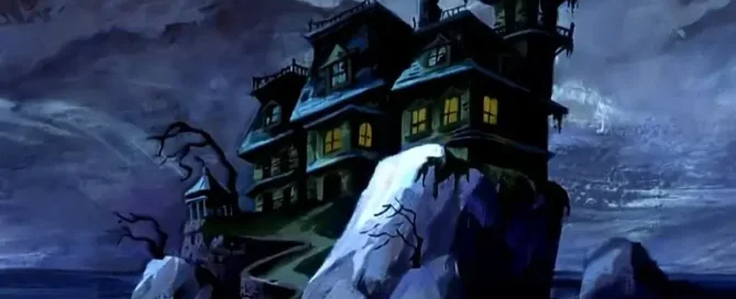 house on cliff