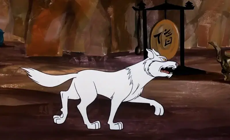White Timber Wolf