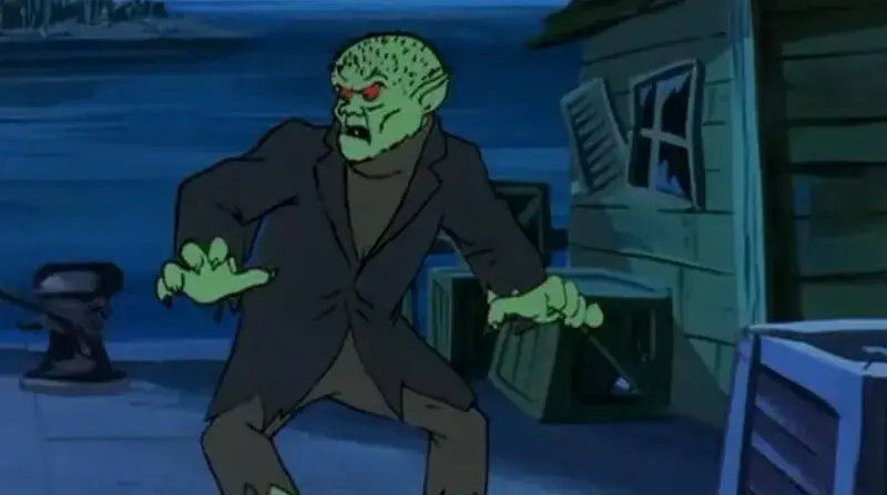 werewolf with shaved head