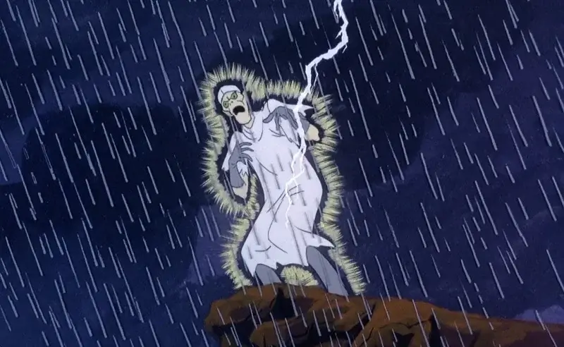 Dr. Coffin on a cliff